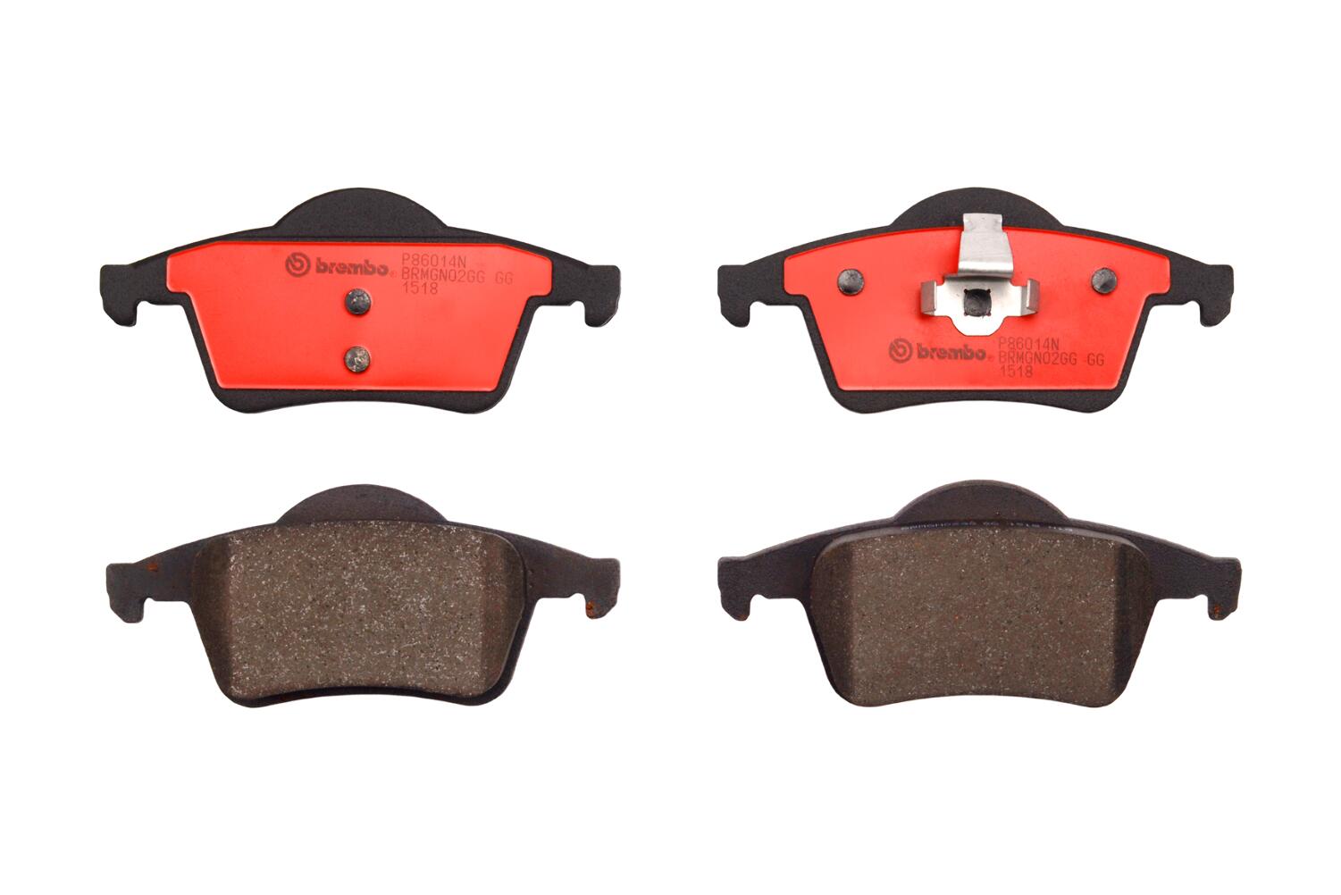 Volvo Disc Brake Pad Set - Rear (Ceramic) 30648382 - Brembo P86014N